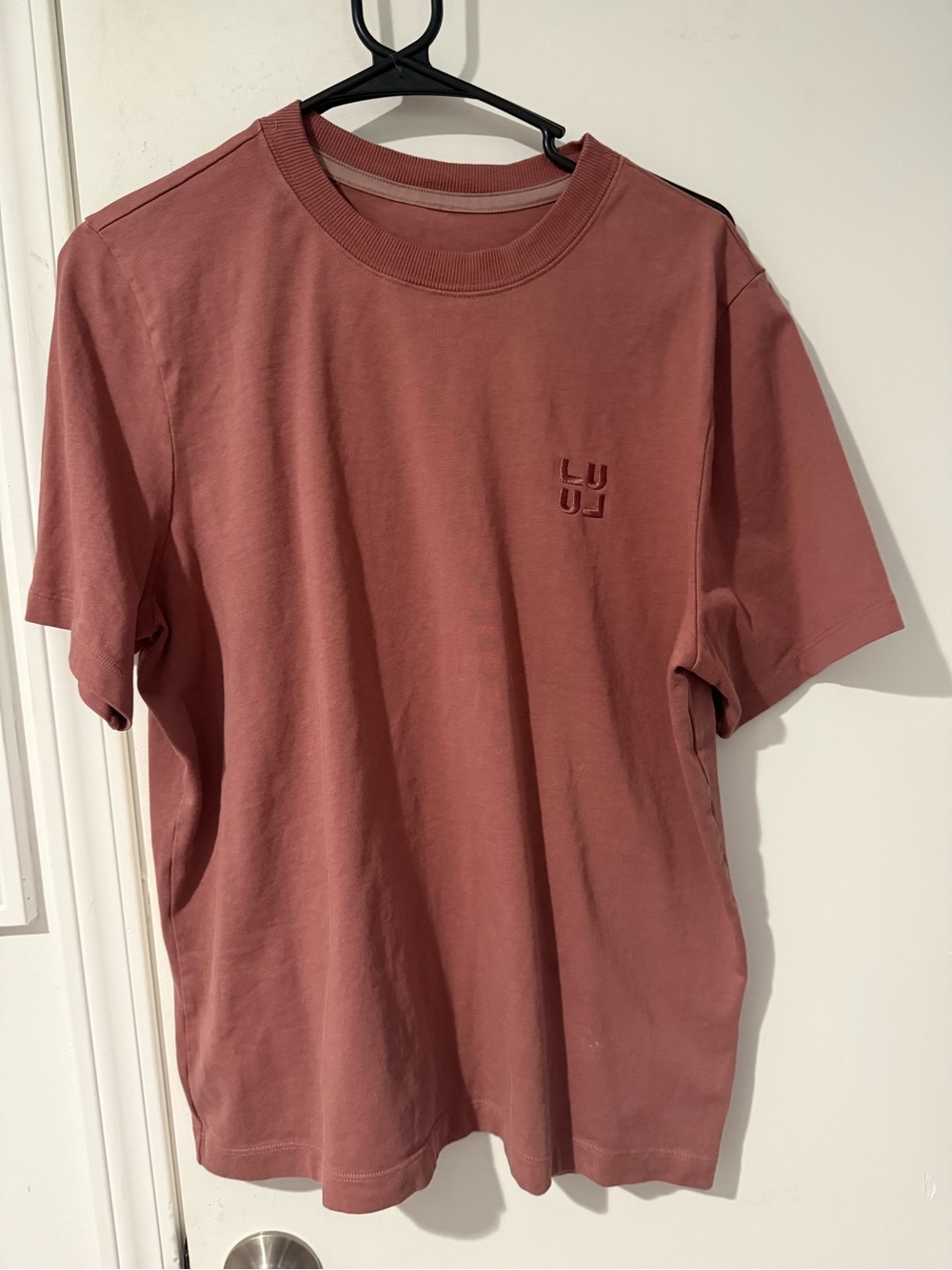 Lululemon Heavyweight Classic Cotton T shirt - Red Clay